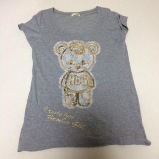 エイチビージー(HbG)の難あり！HbG エイチビージーのスパンコールTシャツ(Tシャツ(半袖/袖なし))