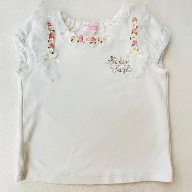 Shirley Temple(シャーリーテンプル)のシャーリーテンプル　Tシャツ　半袖　90 キッズ/ベビー/マタニティのキッズ服女の子用(90cm~)(Tシャツ/カットソー)の商品写真