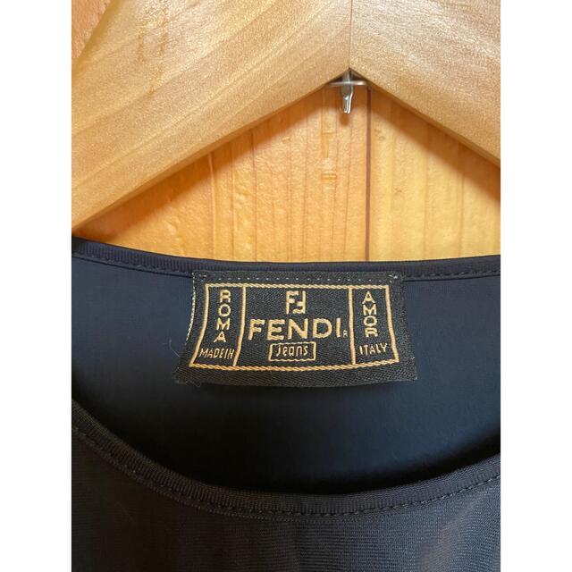 FENDI フェンディ ロゴ スパンコール デザイン 半袖 Tシャツ | www