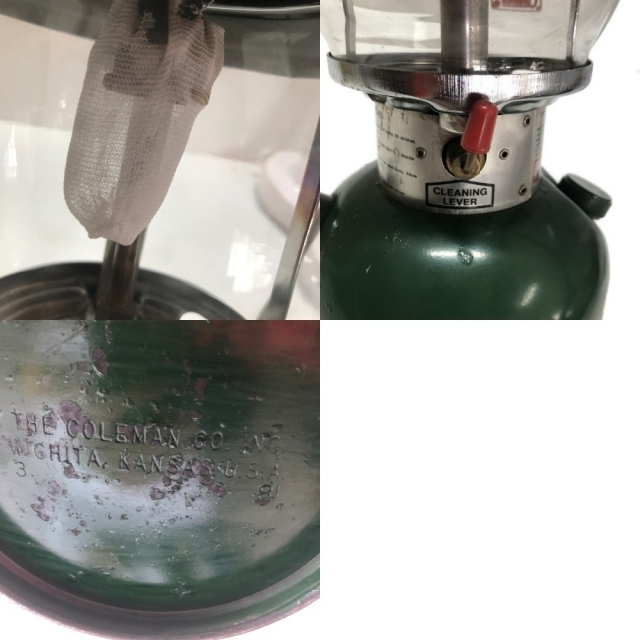 □□Coleman コールマン アウトドア ガソリンランタン 81年3月 □□Coleman コールマン アウトドア ガソリンランタン 81年3月