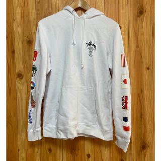 ステューシー(STUSSY)のstussy ステューシー 5大都市 筆記体ロゴプリント スウェット パーカー (パーカー)