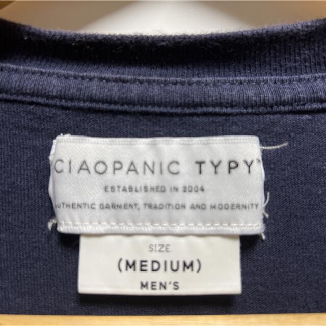 CIAOPANIC TYPY(チャオパニックティピー)のTシャツ　ネイビー　チャオパニック メンズのトップス(Tシャツ/カットソー(半袖/袖なし))の商品写真