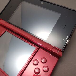 安心の整備済み！◆任天堂3DS 本体◆フレアレッド◆98