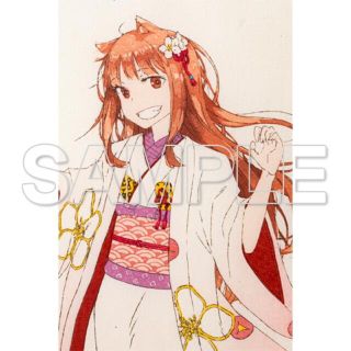 100枚限定 狼と香辛料 浮世絵木版画 狼桜美人図 ホロの通販 by E.L.