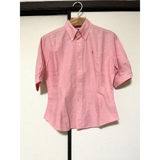 ラルフローレン(Ralph Lauren)のラルフローレンRARPH LAUREN ボタンダウン半袖シャツ　9号(シャツ/ブラウス(半袖/袖なし))