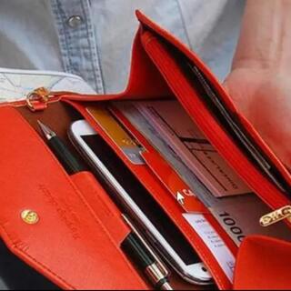 旅行に日常に⭐️大容量スマホ収納財布クラッチ⭐️(長財布)