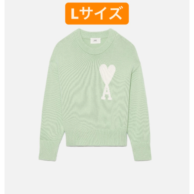 Lサイズ AMI PARIS AMI DE COEUR クルーネック セーター-