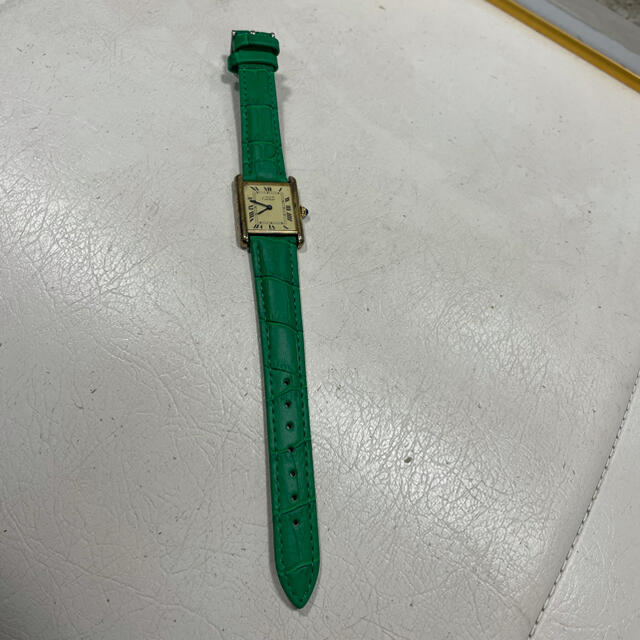 Cartier - カルティエ 腕時計 グリーンベルト 760の通販 by Cartier - カルティエ 腕時計 グリーンベルト 760の通販 by