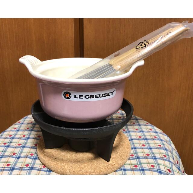 【新品】ル・クルーゼ コンパクト フォンデュセット チーズフォンデュ