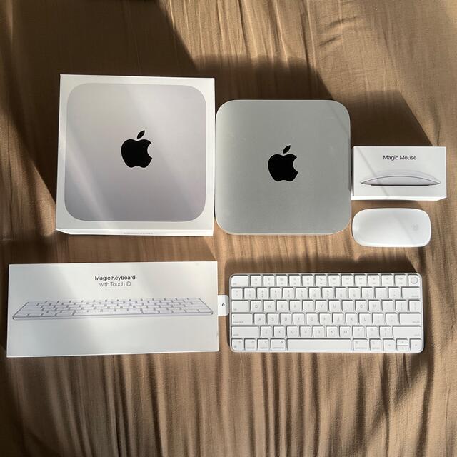 Apple - m1 Mac mini MGNR3J/A 純正USキーボード&マウス付き