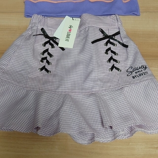 ナルミヤ インターナショナル(NARUMIYA INTERNATIONAL)のバイラビット  スカート  130(Tシャツ/カットソー)