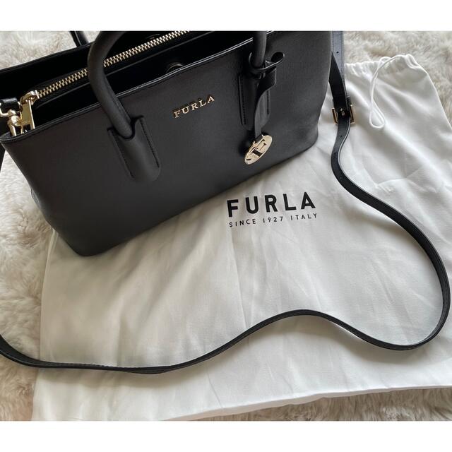 Furla(フルラ)の専用　美品 FURLA TESSA テッサ 本革  ブラック　2wayショルダー レディースのバッグ(ショルダーバッグ)の商品写真