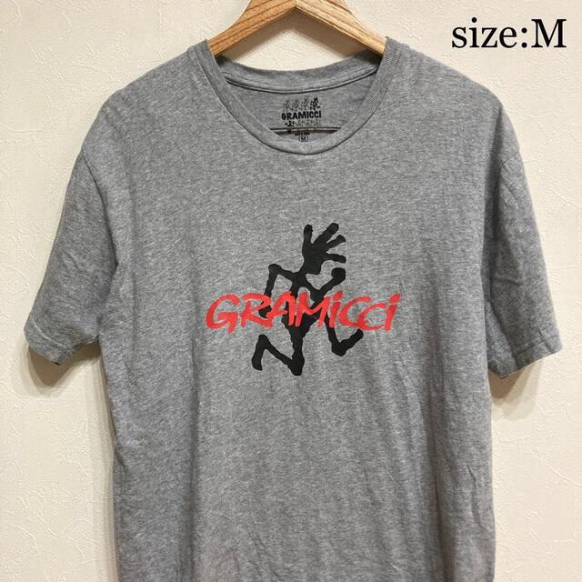 GRAMICCI(グラミチ)の【複数割】グラミチ　GRAMICCI 半袖Tシャツ　グレー　Mサイズ　ロゴ メンズのトップス(Tシャツ/カットソー(半袖/袖なし))の商品写真