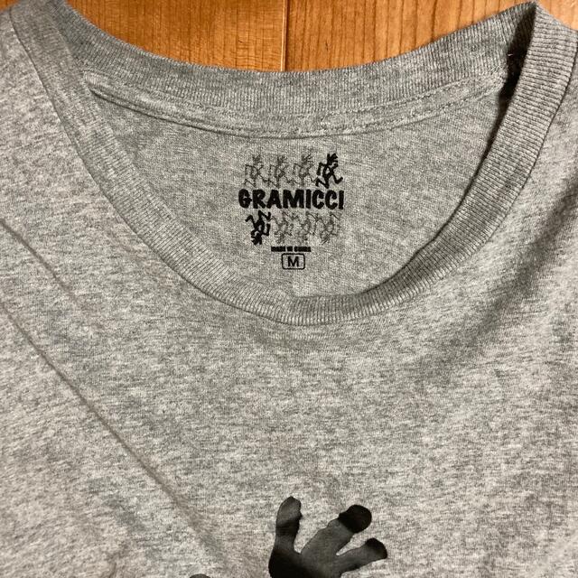 GRAMICCI(グラミチ)の【複数割】グラミチ　GRAMICCI 半袖Tシャツ　グレー　Mサイズ　ロゴ メンズのトップス(Tシャツ/カットソー(半袖/袖なし))の商品写真
