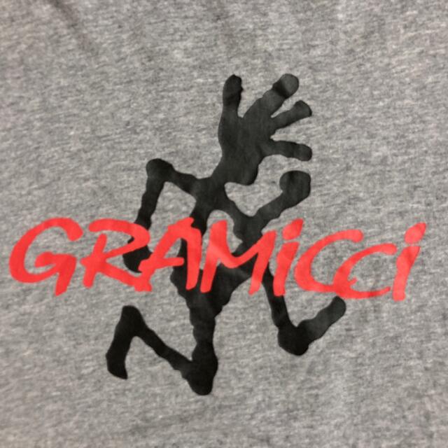 GRAMICCI(グラミチ)の【複数割】グラミチ　GRAMICCI 半袖Tシャツ　グレー　Mサイズ　ロゴ メンズのトップス(Tシャツ/カットソー(半袖/袖なし))の商品写真