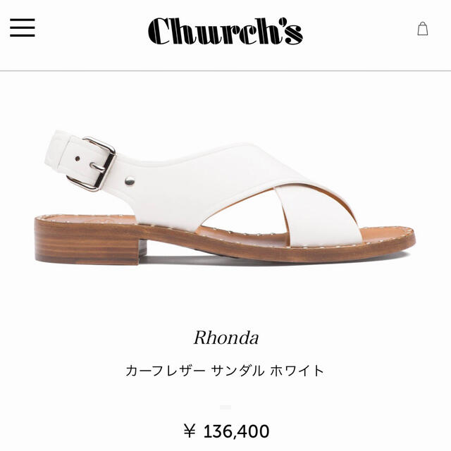 新品/国内正規品 チャーチ Church's ロンダ RHONDA サンダル