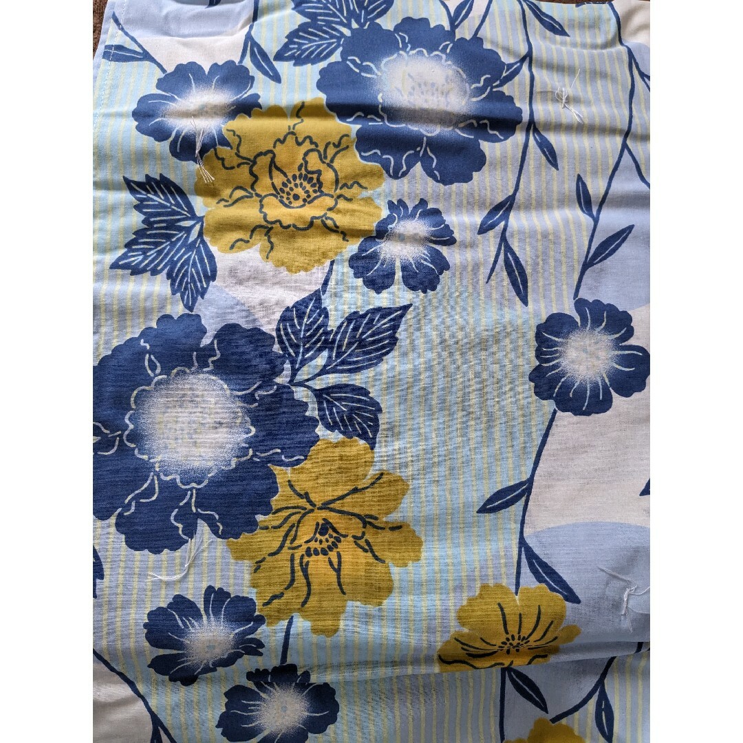 水色　黄色　青　ストライプ　花柄　浴衣 レディースの水着/浴衣(浴衣)の商品写真