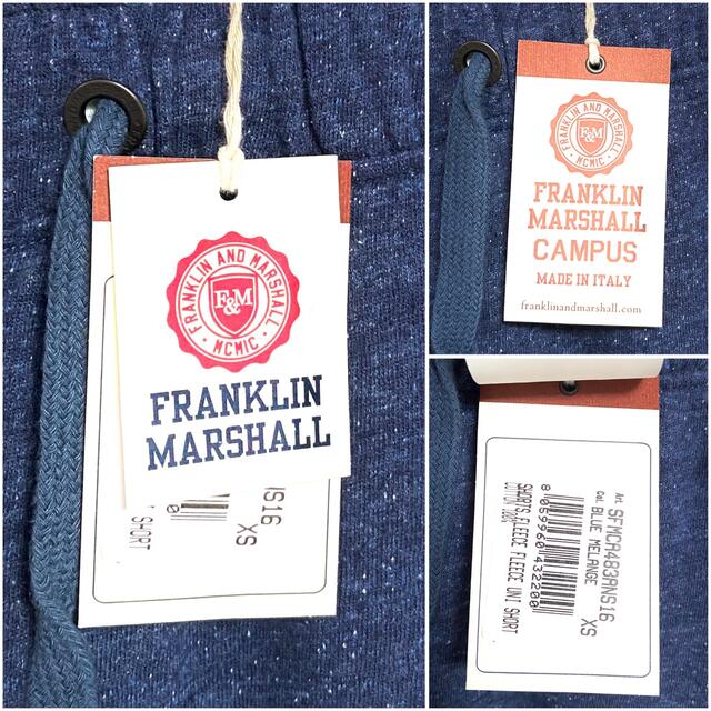 FRANKLIN&MARSHALL(フランクリンアンドマーシャル)のFRANKLIN&MARSHALL☆スウェットショーツ☆ネイビー☆新品未使用☆ メンズのパンツ(ショートパンツ)の商品写真