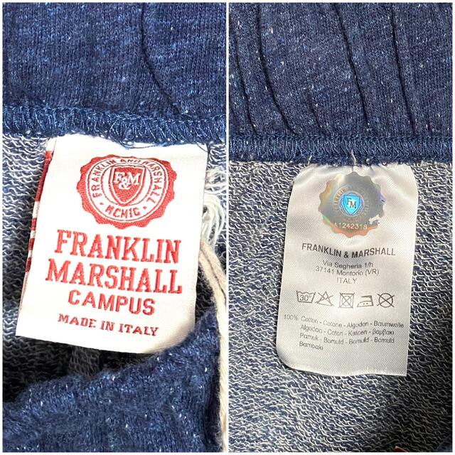 FRANKLIN&MARSHALL(フランクリンアンドマーシャル)のFRANKLIN&MARSHALL☆スウェットショーツ☆ネイビー☆新品未使用☆ メンズのパンツ(ショートパンツ)の商品写真