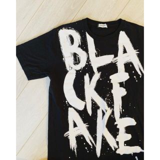 ブラウニー(BROWNY)のBROWNY 黒 Tシャツ ペイント 落書き ペンキ アート ロゴ ユニセックス(Tシャツ/カットソー(半袖/袖なし))