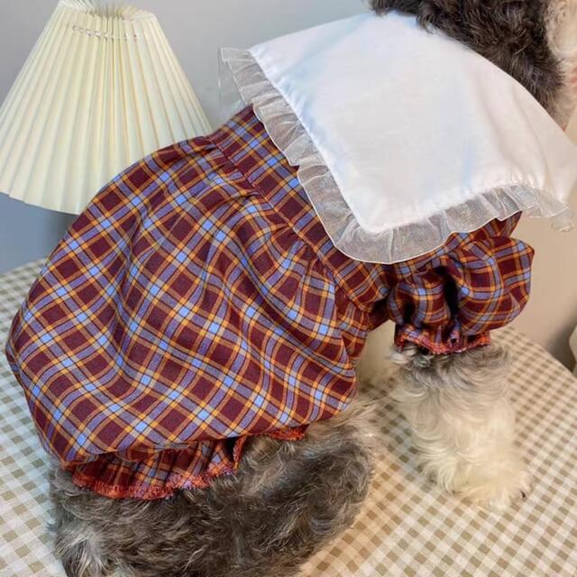 犬服　ペット服　ドッグウェア　可愛い　オシャレ　犬用品　トップス  ワンピース その他のペット用品(犬)の商品写真