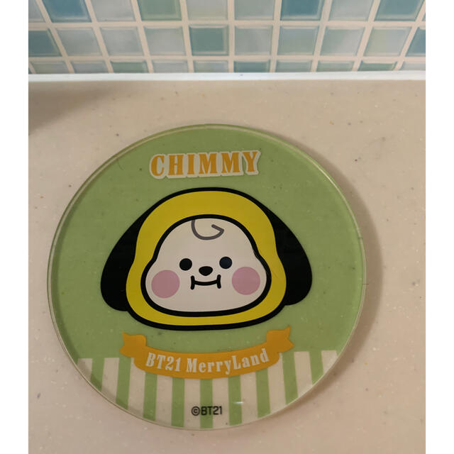 BT21 メリーランド　コースター　CHIMMYちゃん エンタメ/ホビーのCD(K-POP/アジア)の商品写真