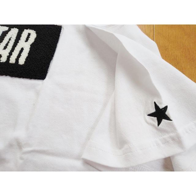 CONVERSE(コンバース)の【新品】フェルト生地ワッペンALL★STAR珍しいTシャツ白L メンズのトップス(Tシャツ/カットソー(半袖/袖なし))の商品写真