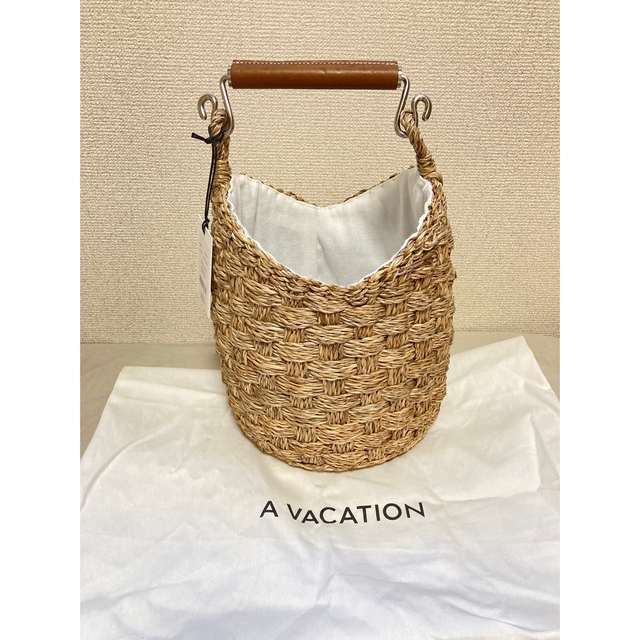 マニラ麻皮革部分A VACATION BUCKET