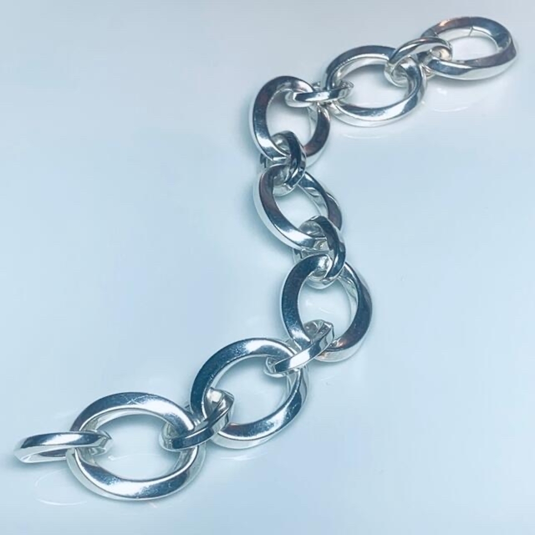 VINTAGE TIFFANY ティファニー オーバル ツイスト ブレスレット