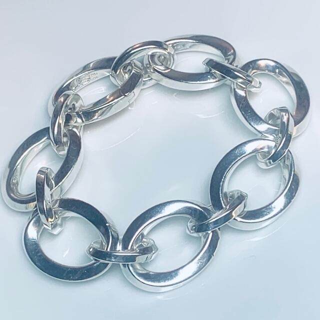 Tiffany & Co.(ティファニー)のVINTAGE TIFFANY ティファニー オーバル ツイスト ブレスレット メンズのアクセサリー(ブレスレット)の商品写真