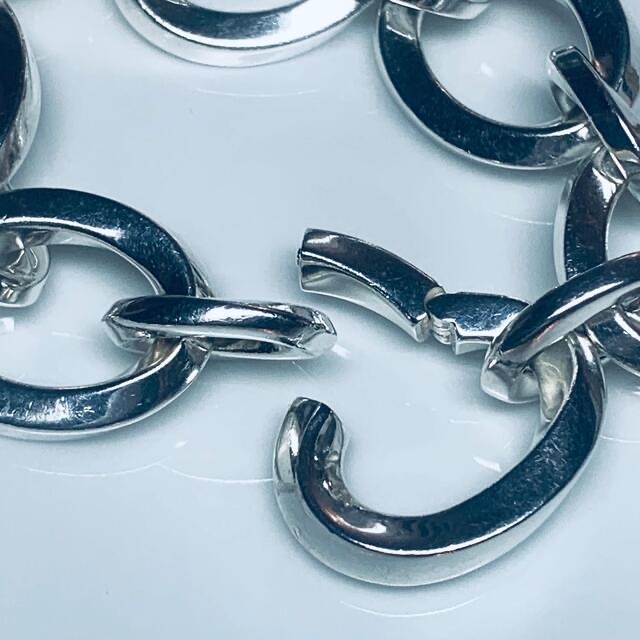 Tiffany & Co.(ティファニー)のVINTAGE TIFFANY ティファニー オーバル ツイスト ブレスレット メンズのアクセサリー(ブレスレット)の商品写真