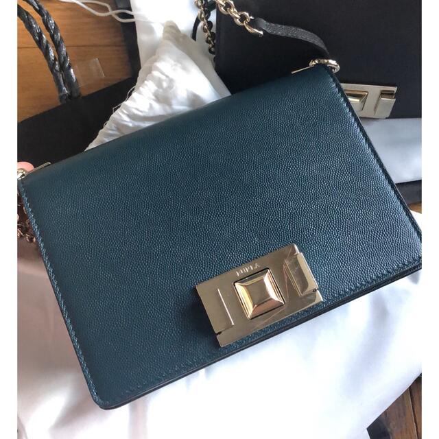 新品 フルラ ショルダーバッグ FURLA グリーン - ショルダーバッグ
