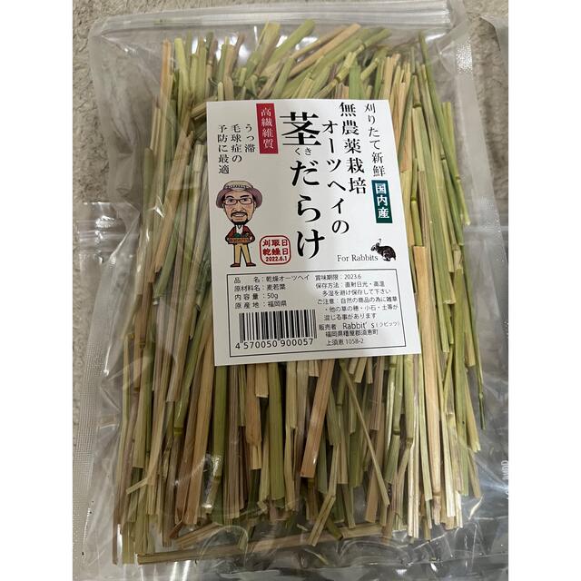 小動物用牧草 全て国産無農薬 イタリアンライグラス、オーツヘイ その他のペット用品(小動物)の商品写真