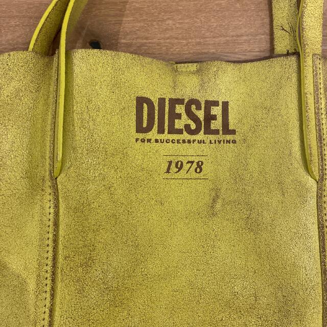 DIESEL(ディーゼル)のdiesel  ディーゼル　トートバッグ　イエロー レディースのバッグ(トートバッグ)の商品写真