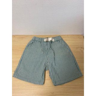 ユナイテッドアローズグリーンレーベルリラクシング(UNITED ARROWS green label relaxing)のグリーンレーベルリラクシング　キッズ　パンツ　105cm ストライプ　グリーン(パンツ/スパッツ)