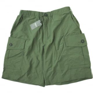 ショット(schott)のschott x WILDTHINGS ショット ワイルドシングス 22SS 別注 CARGO SHORTS ナイロン カーゴショーツ WT22312AD-SHT XL OLIVE ワイド ミリタリー ショートパンツ ボトムス【新古品】【中古】【schott × WILDTHINGS】(ショートパンツ)