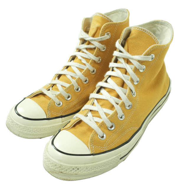 CONVERSE コンバース CHUCK TAYLOR ALL STAR 70 HI チャックテイラー オールスター 70 ハイカット 162054C US7.5(26cm) SUNFLOWER/BLACK/EGRET マスタード CT70 三ツ星 キャンバス スニーカー シューズ【CONVERSE】