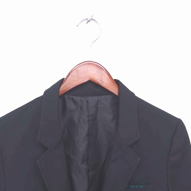 RAGEBLUE(レイジブルー)のレイジブルー テーラード ジャケット アウター 総裏地 M 黒 ブラック メンズのジャケット/アウター(テーラードジャケット)の商品写真