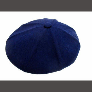 カンゴール(KANGOL)のカンゴール KANGOL ハンチング 帽子 メッシュ ロゴ刺繍 ネイビー L(ハンチング/ベレー帽)