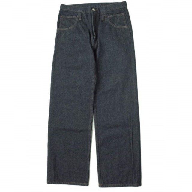 URU ウル 22SS 日本製 COTTON DENIM (ONE WASH) / 6 POCKET PANTS TYPE A 6ポケットストレートデニムパンツ 22SCD02A 2 INDIGO ジーンズ シンチバック ジップフライ ボトムス【新古品】【URU】