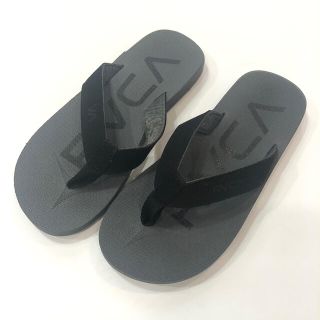 ルーカ(RVCA)のRVCA SMK（グレー）8サイズ 夏に便利なサンダルアイテム 新品未使用です！(ビーチサンダル)