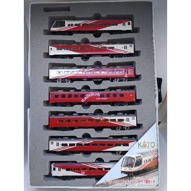KATO`(カトー)のミルキーカメチャンさん専用　EF81+スーパーエクスプレスレインボー エンタメ/ホビーのおもちゃ/ぬいぐるみ(鉄道模型)の商品写真