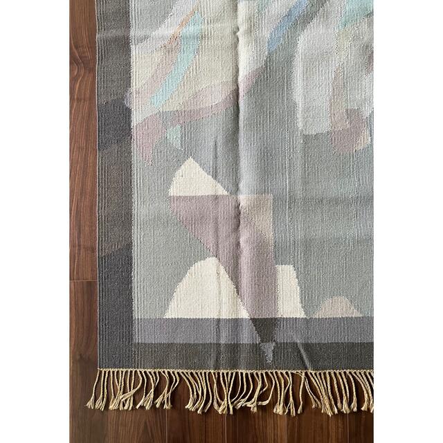 インドキリム ウール 手織り 181×118cm