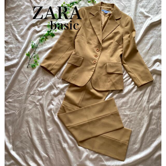 ZARA(ザラ)の【美品　Lサイズ】ZARA ジャケット　パンツ　スーツ　スマート　キャリア レディースのフォーマル/ドレス(スーツ)の商品写真