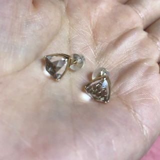 MINAMO Triangle ピアス　ミナモ　ボロノイ　10K