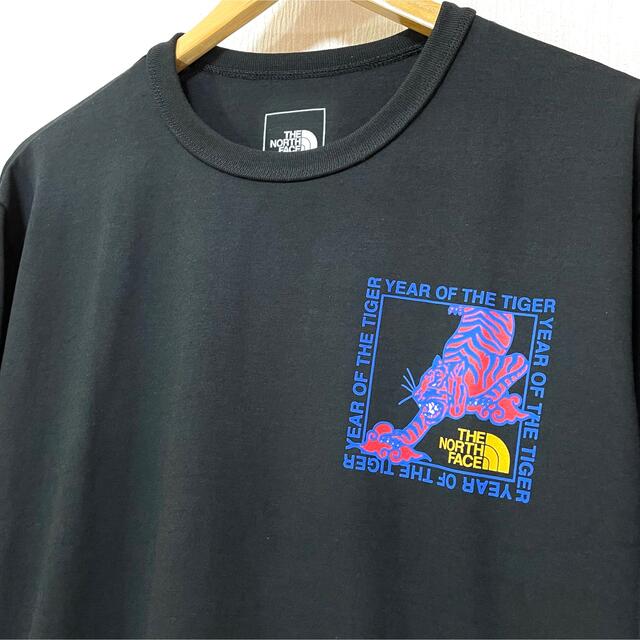 THE NORTH FACE(ザノースフェイス)のあいりさん専用 ☆  新品 ノースフェイス NY ロンT  XXL 3L 黒 メンズのトップス(Tシャツ/カットソー(七分/長袖))の商品写真