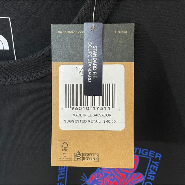 THE NORTH FACE(ザノースフェイス)のあいりさん専用 ☆  新品 ノースフェイス NY ロンT  XXL 3L 黒 メンズのトップス(Tシャツ/カットソー(七分/長袖))の商品写真