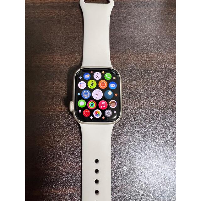 時計Apple Watch7 GPS 41mm スターライト