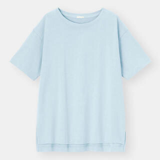 ジーユー(GU)のヘビーウェイトボックスチュニック(Tシャツ(半袖/袖なし))