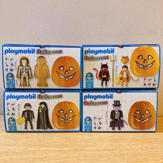 プレイモービル「 ハロウィンかぼちゃ」4種 キッズ/ベビー/マタニティのおもちゃ(積み木/ブロック)の商品写真